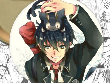 Значок Blue Exorcist Синій Екзорцист 000565 