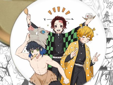 Значок Demon Slayer Клинок, що розтинає демонів 000578