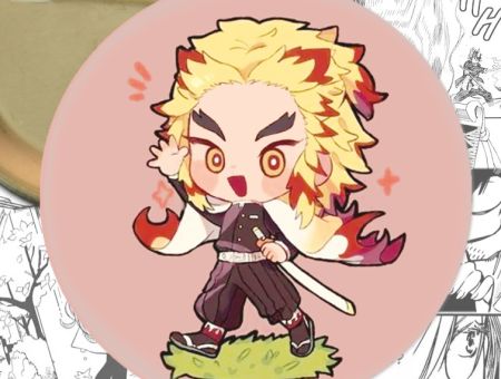 Значок Demon Slayer 000588