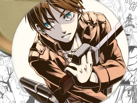 Значок Атака Титанов аниме Attack on Titan 000610