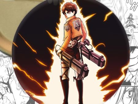 Значок Атака Титанов аниме Attack on Titan 000614