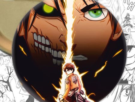 Значок Атака Титанов аниме Attack on Titan 000615