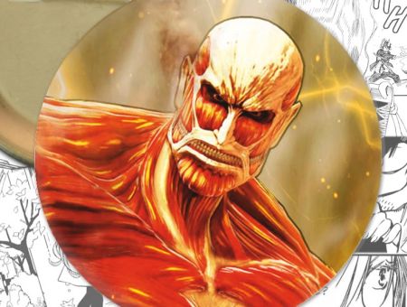 Значок Колосальний титан Атака Титанів Attack on Titan 000619