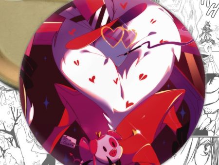 Значок Готель Газбін Валентіно Hazbin Hotel 000663 