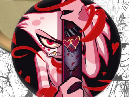 Значок Отель Хазбин Энджел Даст Hazbin Hotel 000683