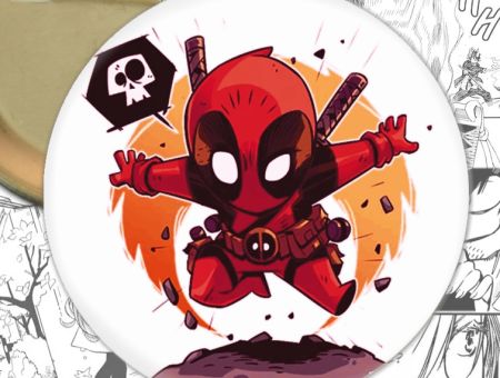 Значок Дедпул DeadPool Marvel 000706
