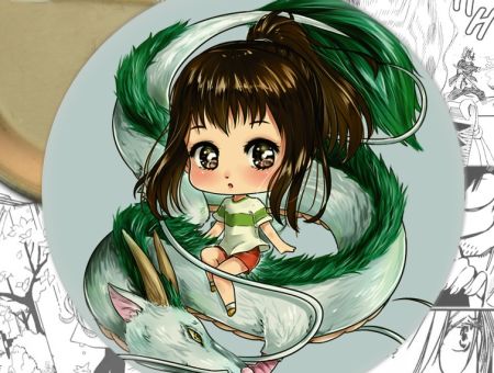 Значок аниме Spirited Away Унесенные призраками 000710