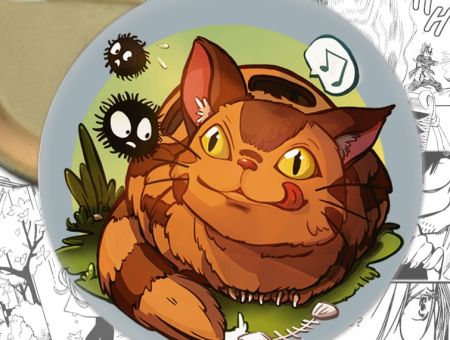 Значок аніме Мій сосед Тоторо Tonari no Totoro 000712