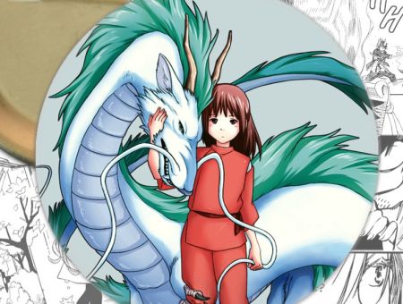 Значок аниме Spirited Away Унесенные призраками 000713