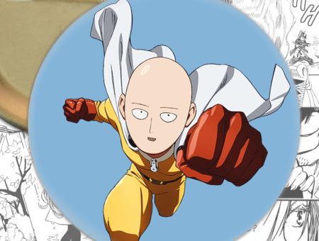 Значок One Punch-Man 000758