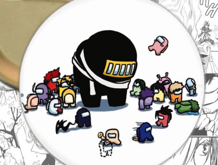 Значок Моя Геройська академія в стилі Амонг Ас Among Us Boku no Hero Academia 000790