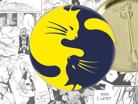 Значок Cats Інь-Янь-1 44-002518