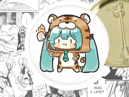 круглый значок Vocaloid 44-004212