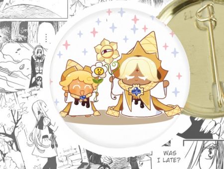 Значок Пьюр Ванила Куки ран Cookie run 44-004250 