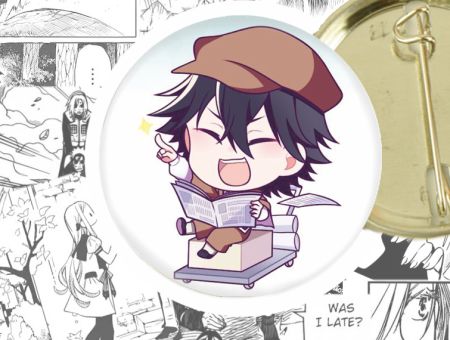 круглый значок Ранпо Bungo Stray Dogs 44-004163