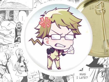 Круглый значок Куникида Доппо Bungo Stray Dogs 44-004164