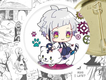 круглый значок Ацуши Bungo Stray Dogs 44-004166