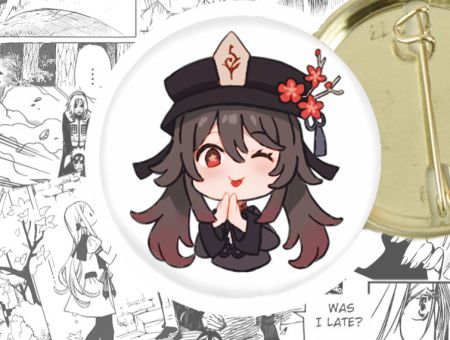 Значок Ху Тао Геншин Імпакт Genshin Impact 44-003214