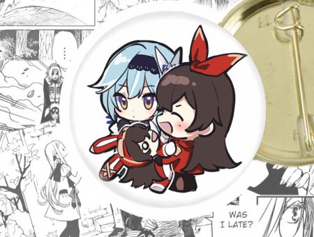 Значок Ембер та Еола Геншин Імпакт Genshin Impact 44-003217