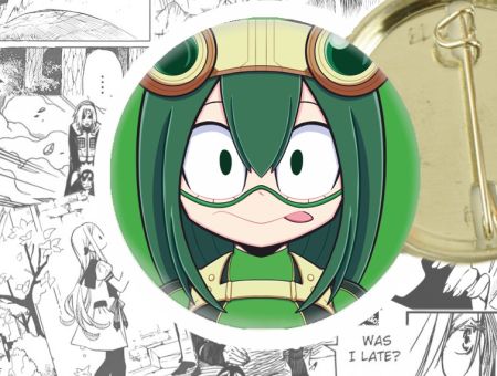 значок Моя геройская академия Цую Асуи Boku no Hero Academia 44-003257 