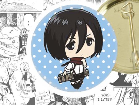 значок Микаса Атака Титанов Attack on Titan 44-003268 