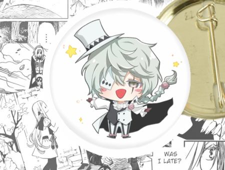 Круглый значок Гоголь Bungo Stray Dogs 44-003653