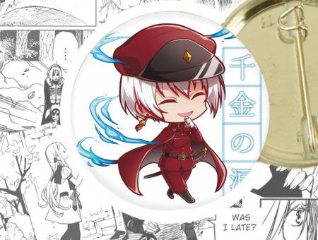 Круглый значок Сайгику Дзёно Bungo Stray Dogs 44-003656