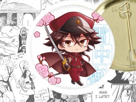 Круглый значок Тэтте Суэхиро Bungo Stray Dogs 44-003657