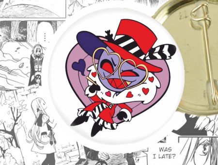 Значок Валентіно Готель Газбін Hazbin Hotel 44-003875