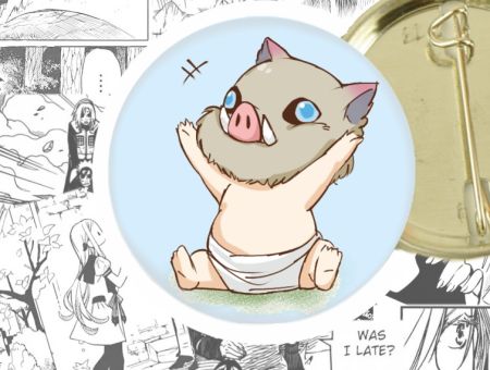 Значок Demon Slayer Іноске 44-003879 Круглий