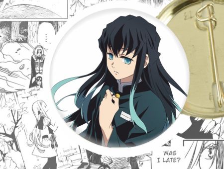 Значок Demon Slayer 44-003924 Круглий