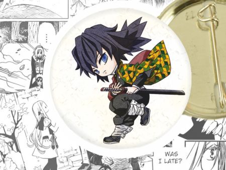 Значок Demon Slayer 44-003927 Круглий