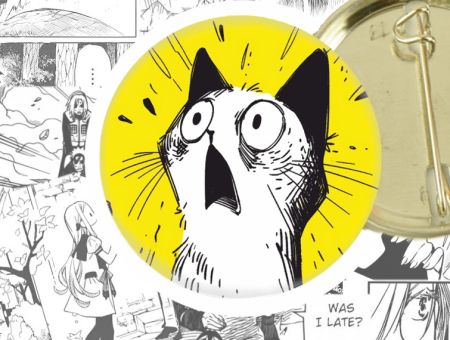 Значок Cat Кіт Я в шоці 44-003949