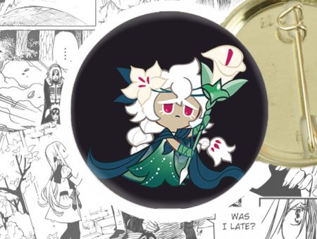 Значок Белая Лилия Куки ран Cookie run 44-004344 