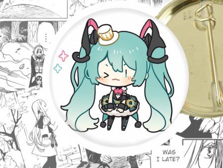 Значок Vocaloid 44-004465 Круглий