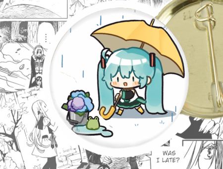 Значок Vocaloid 44-004466 Круглий