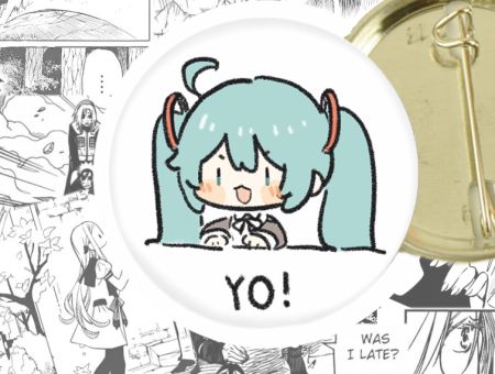 круглый значок Vocaloid 44-003772