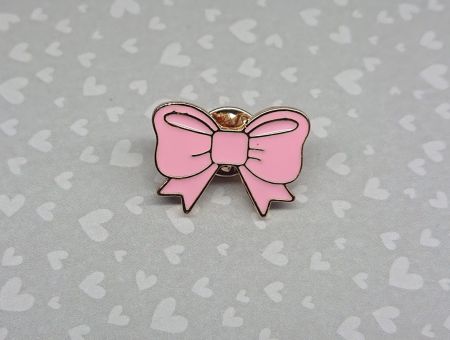 Значок фігурний з застібкою-піном Бант ПІН-0012-19