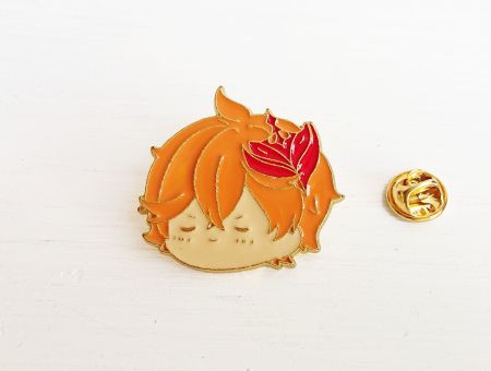 Значок Genhsin Impact Геншин Імпакт Тарталья фігурний з застібкою-піном ПИН-0012-34