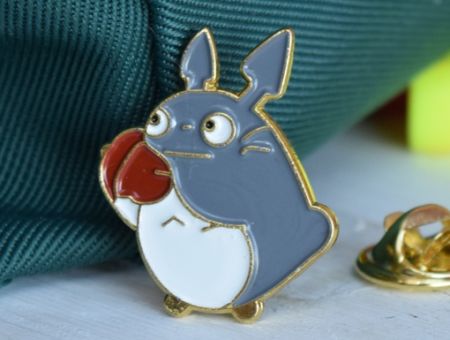 Значок фігурний з застібкою-піном Тоторо Totoro ПИН-0014-6