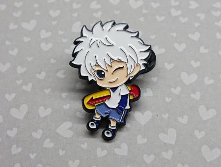 Значок Кіллуа Золдик Мисливець х Мисливець Hunter x Hunter фігурний з застібкою-піном ПІН-0016-04