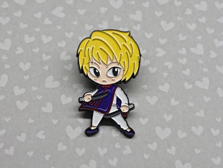 Значок Курапіка Мисливець х Мисливець Hunter x Hunter фігурний з застібкою-піном ПІН-0016-06