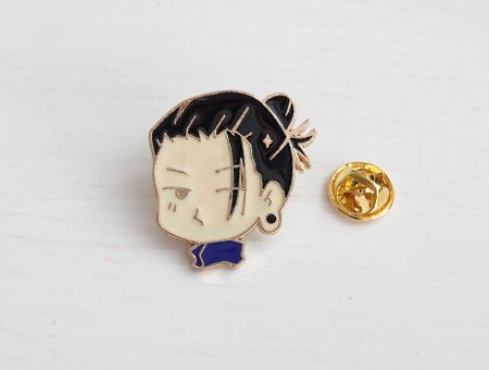 Значок Гето Сугуру Jujutsu Kaisen фигурный застежкой-пином ПИН-0021-05
