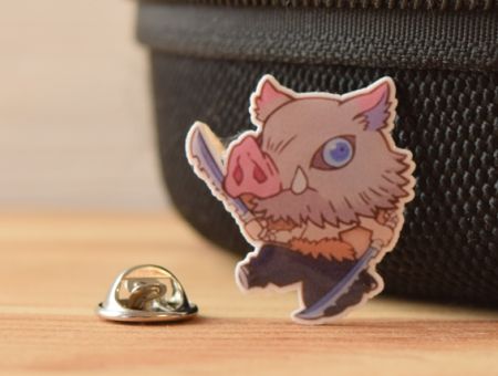 ПІН-0013-4 Іноске Demon Slayer фігурний з застібкою-піном 