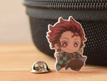 ПИН-0013-3 Танджіро Demon Slayer фігурний з застібкою-піном 