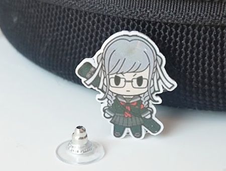 Значок Danganronpa Данганронпа Пеко фігурний з застібкою-піном ПІН-0015-04