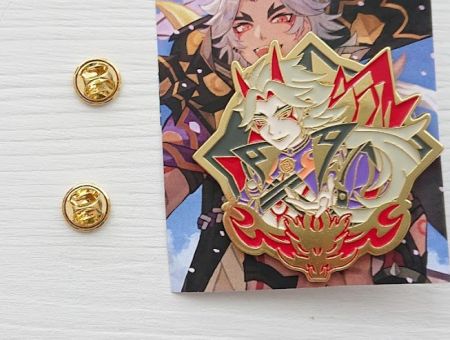 Значок Genhsin Impact Геншин Імпакт Ітто фігурний з застібкою-піном ПИН-0012-17
