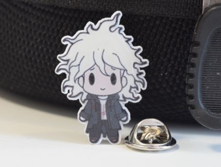 Значок Danganronpa Данганронпа Нагіто фігурний з застібкою-піном ПИН-0015-02