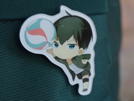 Значок акриловий фігурний Волейбол Haikyuu!! БУЛ-0002-5