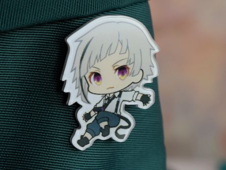 БУЛ-0004-1 Значок акриловый фигурный Bungou Stray Dogs 